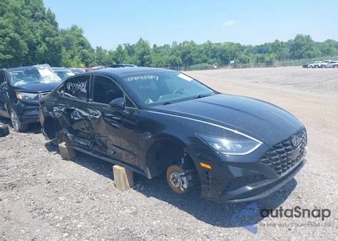 2021 Hyundai Sonata Sel Plus z USA, uszkodzony, nr VIN 5NPEJ4J20MH086235